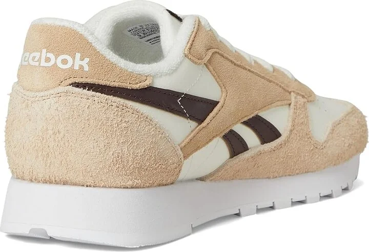 Reebok Lifestyle Classic Leather Women's Classic Shoes Chalk/Tan/Unearthed Brown : 9.5 B - Medium - Image 4