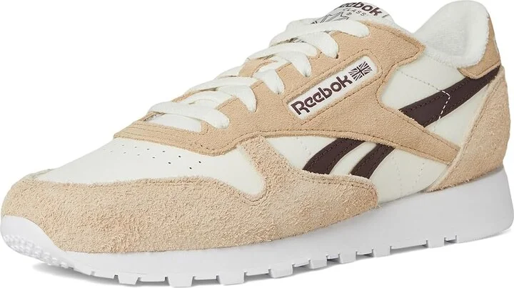 Reebok Lifestyle Classic Leather Women's Classic Shoes Chalk/Tan/Unearthed Brown : 9.5 B - Medium - Image 5