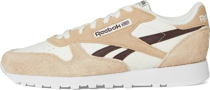 Reebok Lifestyle Classic Leather Women's Classic Shoes Chalk/Tan/Unearthed Brown : 9.5 B - Medium - Image 6