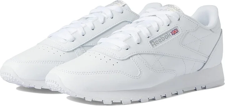 Reebok Lifestyle Classic Leather Women's Classic Shoes White/Pure Grey : 5.5 B - Medium