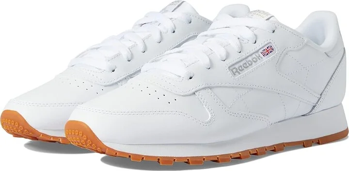 Reebok Lifestyle Classic Leather Women's Classic Shoes White/Pure Grey/Gum : 5.5 B - Medium