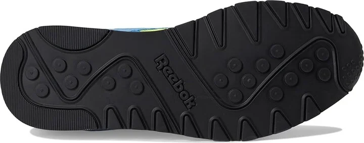 Reebok Lifestyle Classic Nylon Men's Shoes Essential Blue/Solar Acid Yellow/Chalk : 10 D - Medium, Leather - Image 3