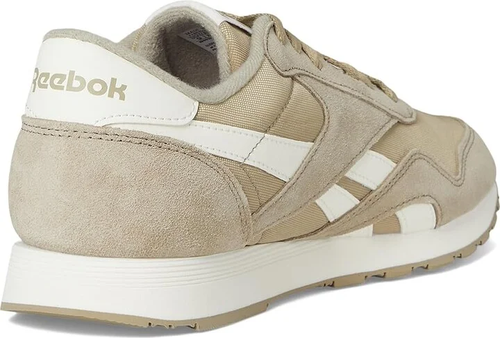 Reebok Lifestyle Classic Nylon Men's Shoes Mushroom/Mushroom/Chalk : 6 D - Medium, Leather - Image 4