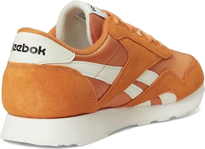Reebok Lifestyle Classic Nylon Men's Shoes Sunbaked Clay/Sunbaked Clay/Vintage Chalk : 13 D - Medium, Leather - Image 4