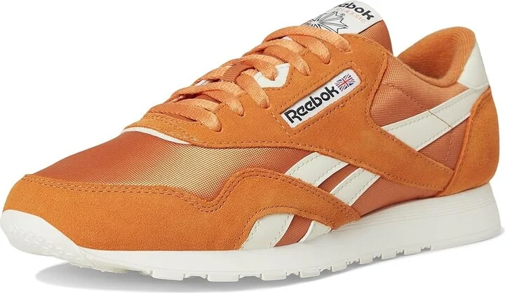 Reebok Lifestyle Classic Nylon Men's Shoes Sunbaked Clay/Sunbaked Clay/Vintage Chalk : 13 D - Medium, Leather - Image 5