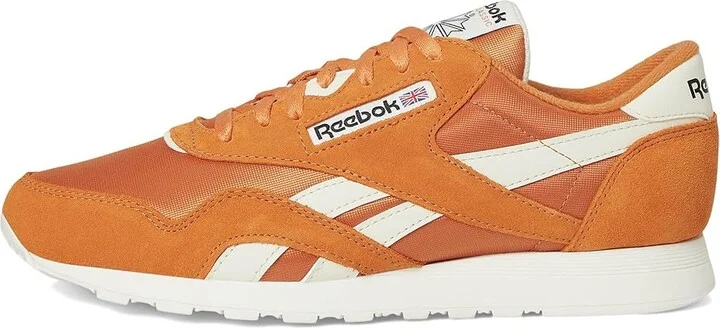 Reebok Lifestyle Classic Nylon Men's Shoes Sunbaked Clay/Sunbaked Clay/Vintage Chalk : 13 D - Medium, Leather - Image 6