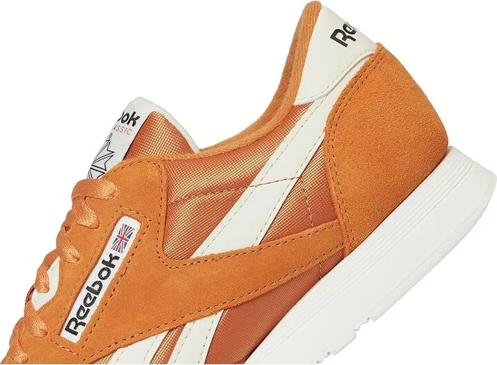 Reebok Lifestyle Classic Nylon Men's Shoes Sunbaked Clay/Sunbaked Clay/Vintage Chalk : 13 D - Medium, Leather - Image 7