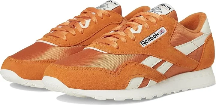 Reebok Lifestyle Classic Nylon Men's Shoes Sunbaked Clay/Sunbaked Clay/Vintage Chalk : 13 D - Medium, Leather