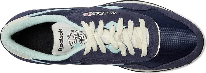 Reebok Lifestyle Classic Nylon Men's Shoes Vector Navy/Glitch Aqua/Vintage Chalk : 3 D - Medium, Leather - Image 2