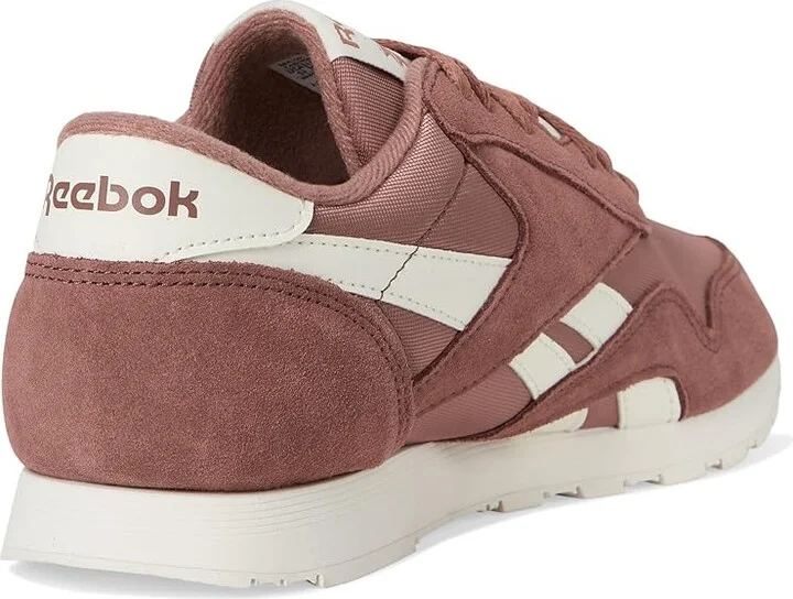 Reebok Lifestyle Classic Nylon Women's Classic Shoes Scorched Earth/Scorched Earth/Chalk : 7 B - Medium, Textile - Image 4