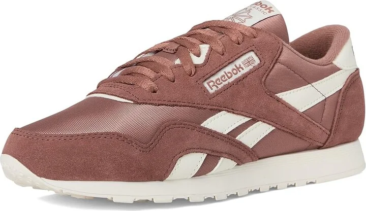 Reebok Lifestyle Classic Nylon Women's Classic Shoes Scorched Earth/Scorched Earth/Chalk : 7 B - Medium, Textile - Image 5