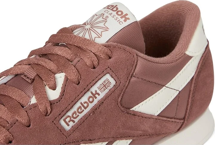 Reebok Lifestyle Classic Nylon Women's Classic Shoes Scorched Earth/Scorched Earth/Chalk : 7 B - Medium, Textile - Image 7