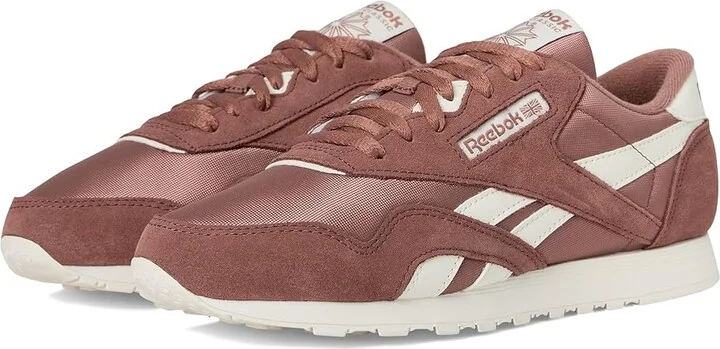 Reebok Lifestyle Classic Nylon Women's Classic Shoes Scorched Earth/Scorched Earth/Chalk : 7 B - Medium, Textile