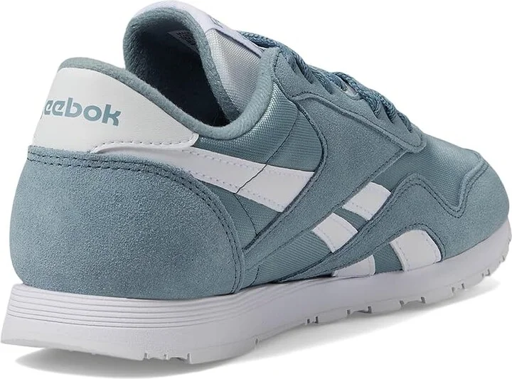 Reebok Lifestyle Classic Nylon Women's Classic Shoes Soft Slate/Soft Slate/White : 11 B - Medium, Textile - Image 4