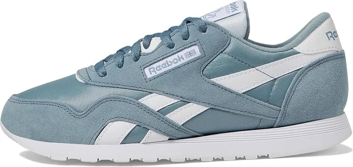 Reebok Lifestyle Classic Nylon Women's Classic Shoes Soft Slate/Soft Slate/White : 11 B - Medium, Textile - Image 6