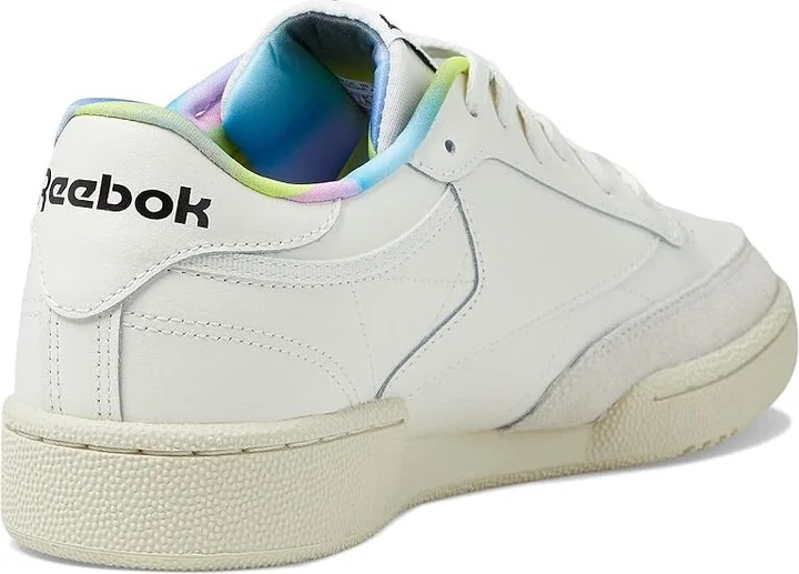 Reebok Lifestyle Club C 85 Shoes Chalk/Semi Classic Teal : Men's 8 - Women's 9.5 Medium, Leather - Image 4