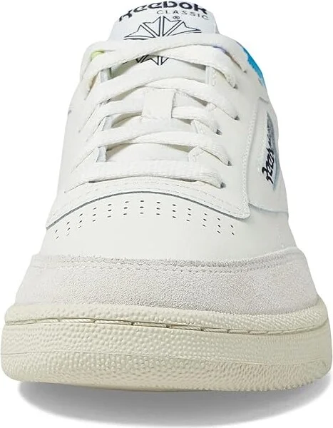 Reebok Lifestyle Club C 85 Shoes Chalk/Semi Classic Teal : Men's 8 - Women's 9.5 Medium, Leather - Image 5