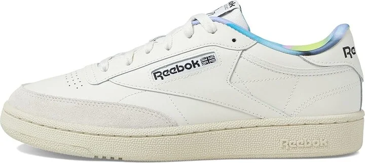 Reebok Lifestyle Club C 85 Shoes Chalk/Semi Classic Teal : Men's 8 - Women's 9.5 Medium, Leather - Image 6