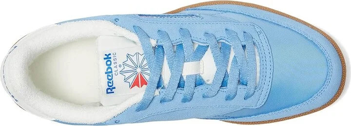 Reebok Lifestyle Club C 85 Shoes Essential Blue/Chalk/Gum : Men's 6 - Women's 7.5 Medium, Leather - Image 2
