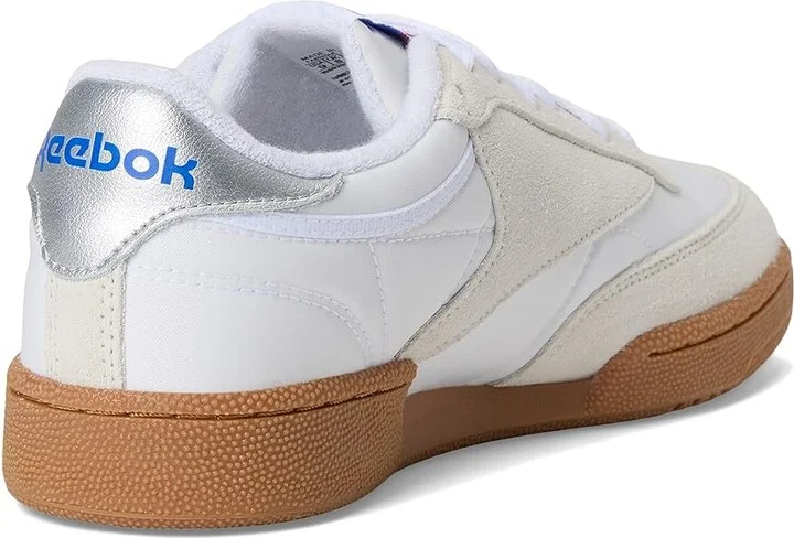 Reebok Lifestyle Club C 85 Shoes Footwear White/Barely Grey/Gum : Men's 10 - Women's 11.5 Medium, Leather - Image 4
