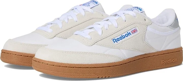 Reebok Lifestyle Club C 85 Shoes Footwear White/Barely Grey/Gum : Men's 10 - Women's 11.5 Medium, Leather