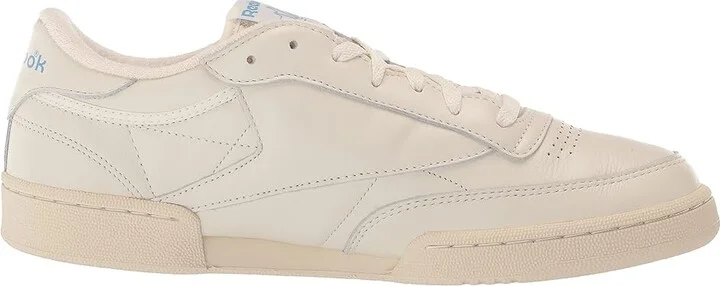 Reebok Lifestyle Club C 85 Vintage Athletic Shoes Chalk/Alabaster/Essential Blue : Men's 7.5 - Women's 9 Medium, Leather - Image 5