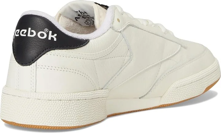 Reebok Lifestyle Club C 85 Vintage Athletic Shoes Chalk/Black/Gum : Men's 5 - Women's 6.5 Medium, Leather - Image 4