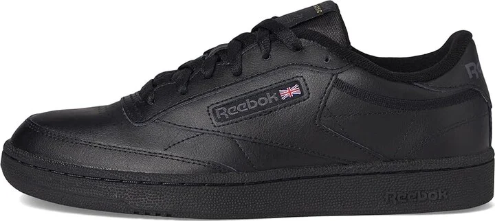 Reebok Lifestyle Club C 85 Vintage Athletic Shoes Int/Black/Charcoal : Men's 3.5 - Women's 5 Medium, Leather - Image 7