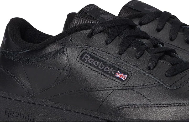 Reebok Lifestyle Club C 85 Vintage Athletic Shoes Int/Black/Charcoal : Men's 3.5 - Women's 5 Medium, Leather - Image 8