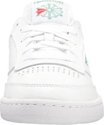 Reebok Lifestyle Club C 85 Vintage Athletic Shoes Int/White/Green : Men's 7 - Women's 8.5 Medium, Leather - Image 6