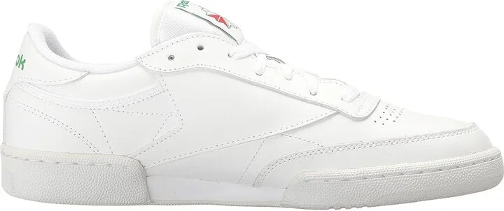 Reebok Lifestyle Club C 85 Vintage Athletic Shoes Int/White/Green : Men's 7 - Women's 8.5 Medium, Leather - Image 8
