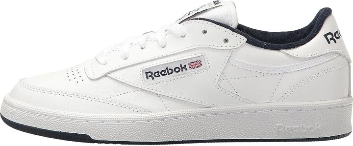 Reebok Lifestyle Club C 85 Vintage Athletic Shoes Int/White/Navy : Men's 10.5 - Women's 12 Medium, Leather - Image 7