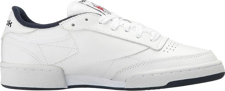 Reebok Lifestyle Club C 85 Vintage Athletic Shoes Int/White/Navy : Men's 10.5 - Women's 12 Medium, Leather - Image 8