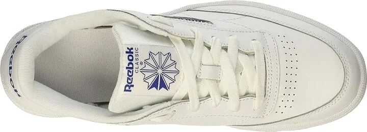 Reebok Lifestyle Club C 85 Vintage Athletic Shoes Int/White/Royal/Gum : Men's 13 - Women's 14.5 Medium, Leather - Image 3