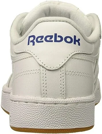 Reebok Lifestyle Club C 85 Vintage Athletic Shoes Int/White/Royal/Gum : Men's 13 - Women's 14.5 Medium, Leather - Image 5
