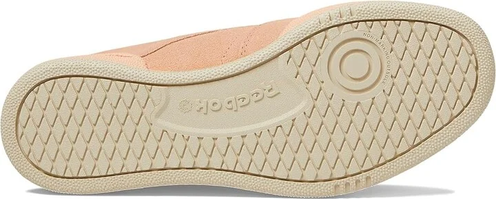 Reebok Lifestyle Club C 85 Vintage Athletic Shoes Peach Glow/Peach Glow/Grey : Men's 9.5 - Women's 11 Medium, Leather - Image 3