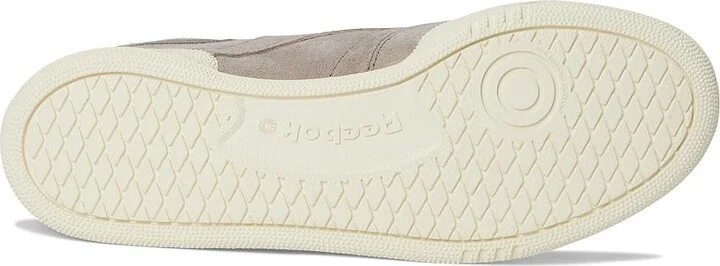 Reebok Lifestyle Club C 85 Women's Shoes Gritty Grey/Sport Beige/Breakaway Green : 6 B - Medium, Leather - Image 3