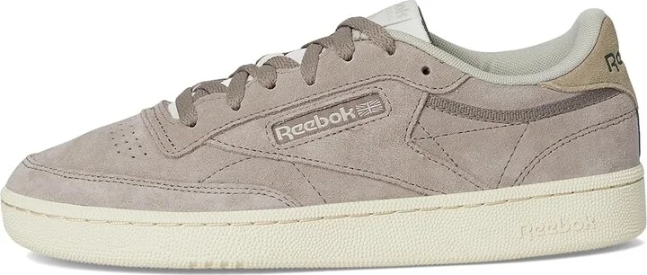Reebok Lifestyle Club C 85 Women's Shoes Gritty Grey/Sport Beige/Breakaway Green : 6 B - Medium, Leather - Image 6