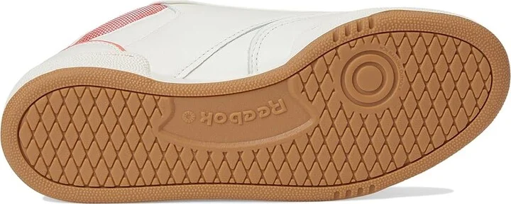 Reebok Lifestyle Club C Bulc Clean Angel Reese Women's Shoes Chalk/Sunset Coral/Chalk : 6.5 B - Medium, Leather/Suede/Synthetic - Image 3