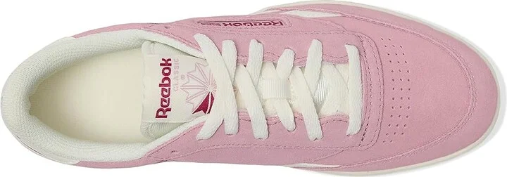 Reebok Lifestyle Club C Double Revenge Women's Shoes Dusty Rose/Chalk/Chalk : 10 B - Medium, Leather - Image 2