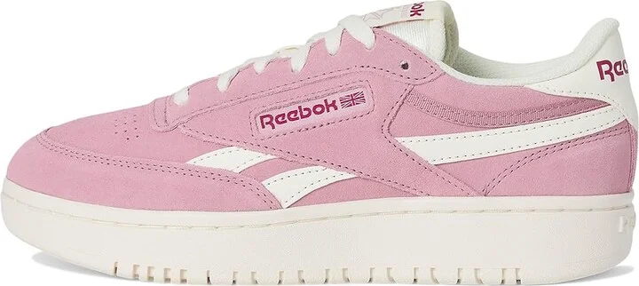 Reebok Lifestyle Club C Double Revenge Women's Shoes Dusty Rose/Chalk/Chalk : 10 B - Medium, Leather - Image 6