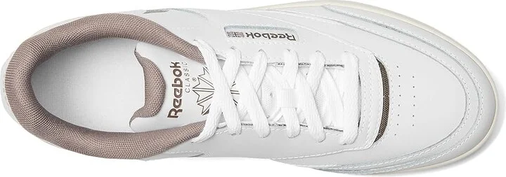 Reebok Lifestyle Club C Extra Women's Shoes White/Hazy Grey/Gritty Grey : 7.5 B - Medium, Leather - Image 2