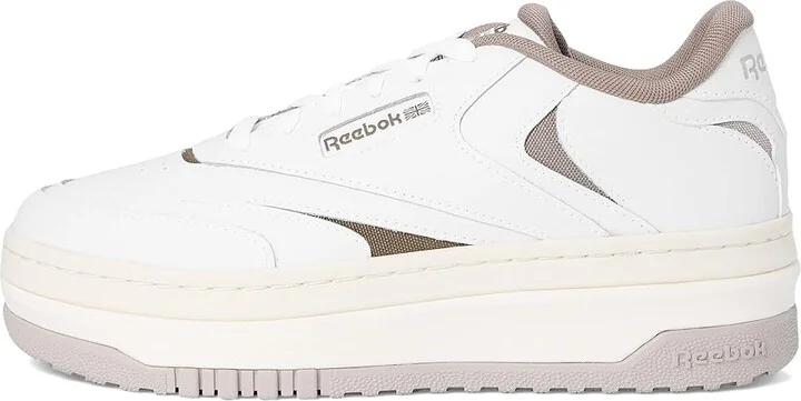 Reebok Lifestyle Club C Extra Women's Shoes White/Hazy Grey/Gritty Grey : 7.5 B - Medium, Leather - Image 6