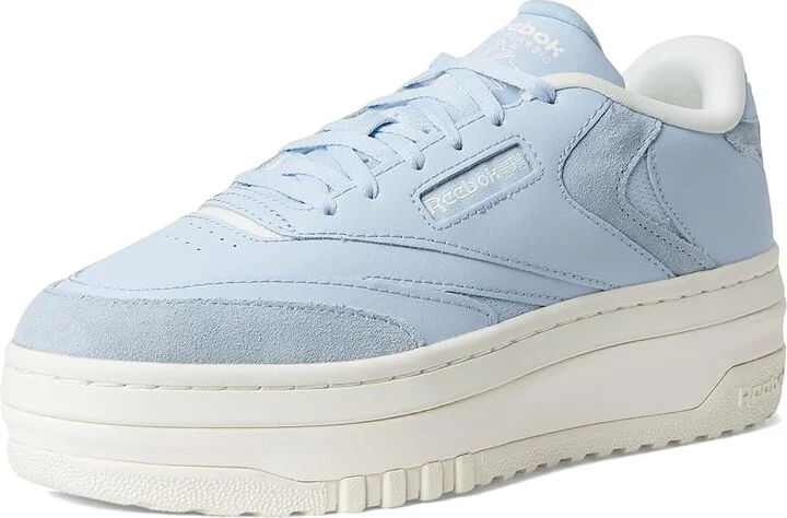 Reebok Lifestyle Club C Extra Women's Shoes Y2K Blue/Chalk/Chalk : 7 B - Medium, Leather - Image 5