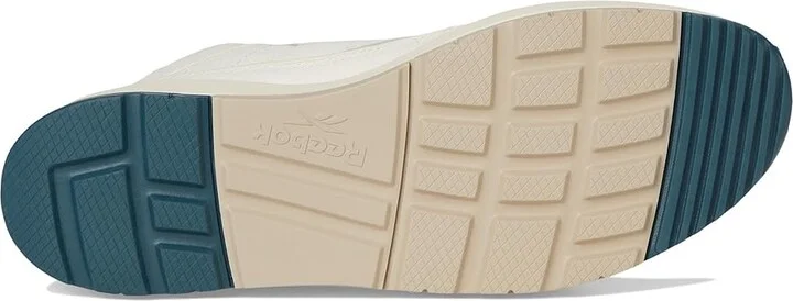 Reebok Lifestyle Club C Geo Mid Women's Shoes Chalk/Court Brown/Hoops Blue : 6.5 B - Medium, Leather - Image 3