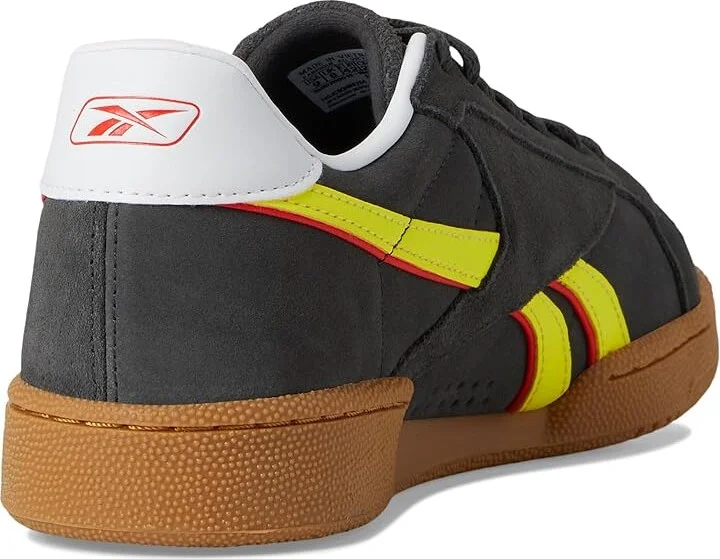 Reebok Lifestyle Club C Grounds UK Shoes Black/Electric Yellow/Gum : Men's 8 - Women's 9.5 Medium, Synthetic - Image 4