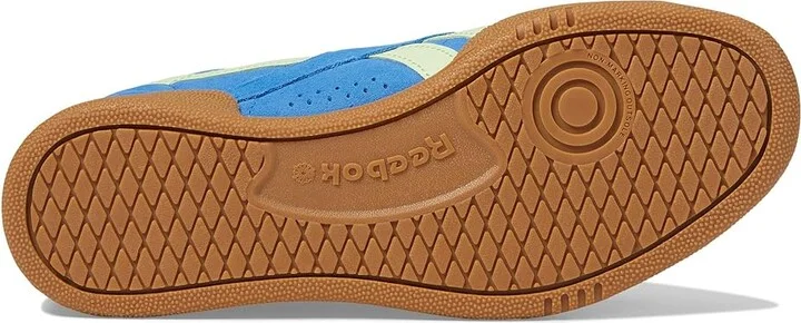 Reebok Lifestyle Club C Grounds UK Shoes Kinetic Blue/Astro Lime/Vintage Chalk : Men's 11 - Women's 12.5 Medium, Synthetic - Image 3