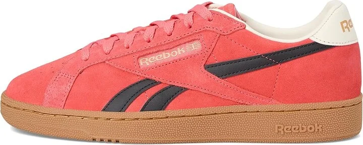 Reebok Lifestyle Club C Grounds UK Shoes Sunset Coral/Black/Gum : Men's 9.5 - Women's 11 Medium, Synthetic - Image 6