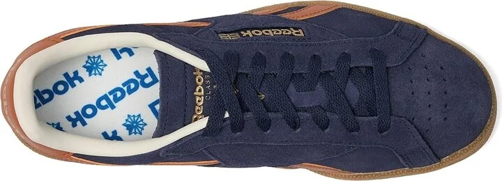 Reebok Lifestyle Club C Grounds UK Shoes Vector Navy/Dark Ginger/Reebok Brass : Men's 9 - Women's 10.5 Medium, Synthetic - Image 2