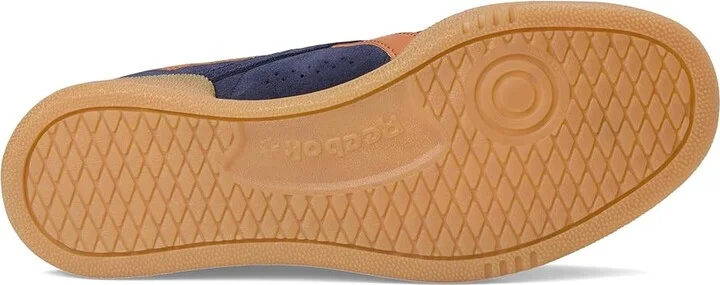 Reebok Lifestyle Club C Grounds UK Shoes Vector Navy/Dark Ginger/Reebok Brass : Men's 9 - Women's 10.5 Medium, Synthetic - Image 3